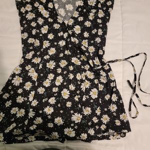 Floral wrap dress